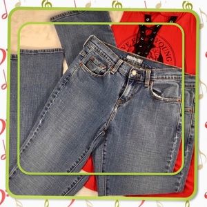 LEVIS 515 WOMENS BOOTCUT LIGHT WASH DENIM JEANS 4